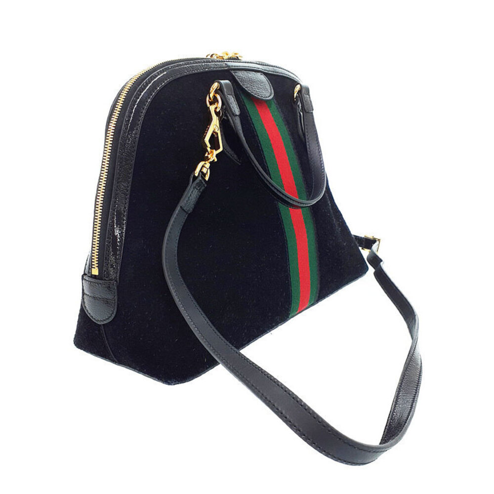 Gucci Web Ophidia Supreme brown handle GG beige bag top ebony leather